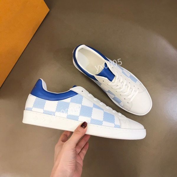 

2023 designer sneakers boots men trainer casual shoes vintage platform trainers denim monograms shoes rubber canvas leather sneaker size38-4, Black