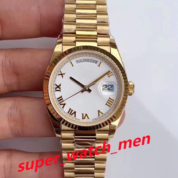 

7 colors men watches 36mm new bp factory waterproof men's 904l steel blue black diamond dial automatic cal.3235 movement 128238 dive wa, Slivery;brown