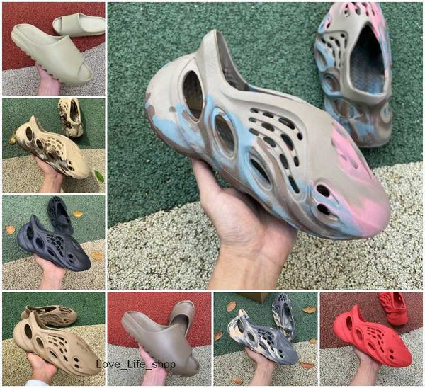 

shoes designer slippers men slider vermillion mineral blue onyx pure sandals slide slipper foam ochre runr bone resin clog desert ararat, Black