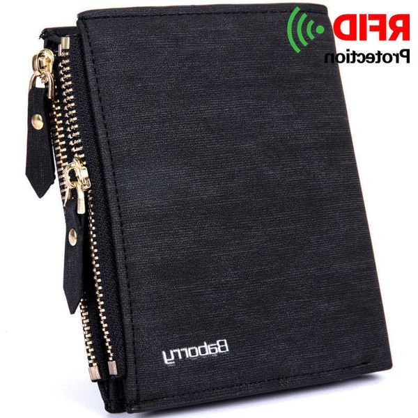 

vintage men wallet rfid theft protect coin bag zipper purse s for with zippers magic short luxury 's purses