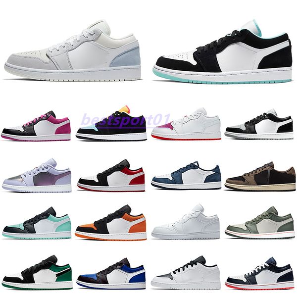 

2022 jumpman low 1 mens 1s basketball shoes women og yellow banned bred chicago black court purple mocha unc sneakers eur 36-45 b1