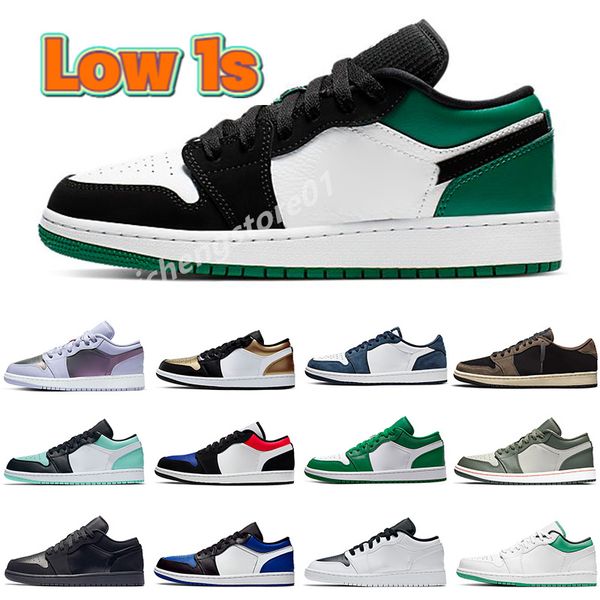 

jumpman 1 low 1s basketball shoes og fragment design university blue unc black shadow light smoky grey men women sneakers eur 36-46 b8