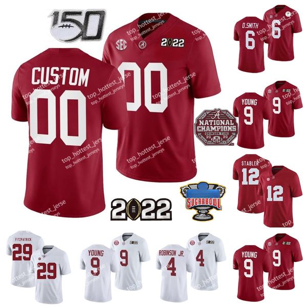 

alabama crimson tide football jersey bryce young will anderson jr. mac jones devonta smith mckinstry 2 henry jahmyr gibbs najee harris jayle, Black