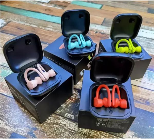 

earphones wireless bluetooth headsets sport ear hook hifi earbuds with charger box power display power