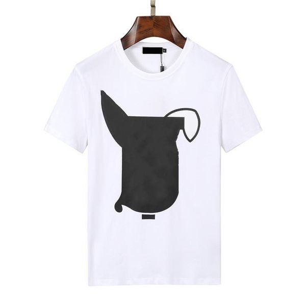 

men's t shirt trend brand angel letters direct jet printing high-quality short-sleeved t-shirt hip-hop street youth spring and summer m, White;black