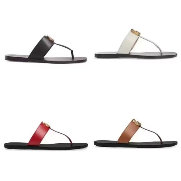 

2023 designer woman slippers men slipper gear bottoms flip flops women summer wide flat lady sandals fashion causal flip flop size 35-42 wit, Black