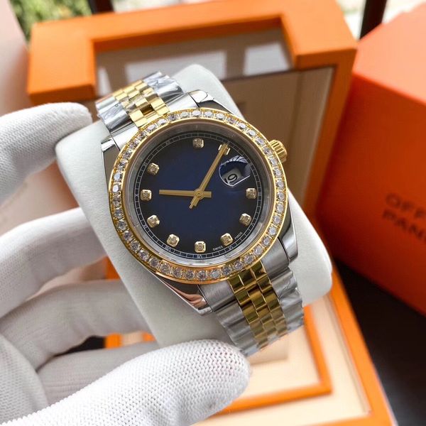 

high-quality watch men's automatic mechanical watch 41mm designer watch 2813 movement stainless steel sapphire sports waterproof lumino, Slivery;brown