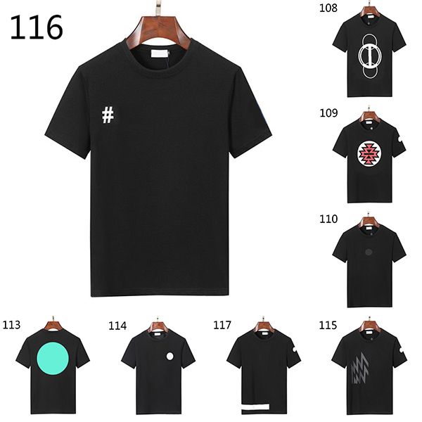 

designer mens graphic tees luxury women t shirts summer fashion trend pure cotton breathable short-sleeved t-shirts size m-xxxl, White;black