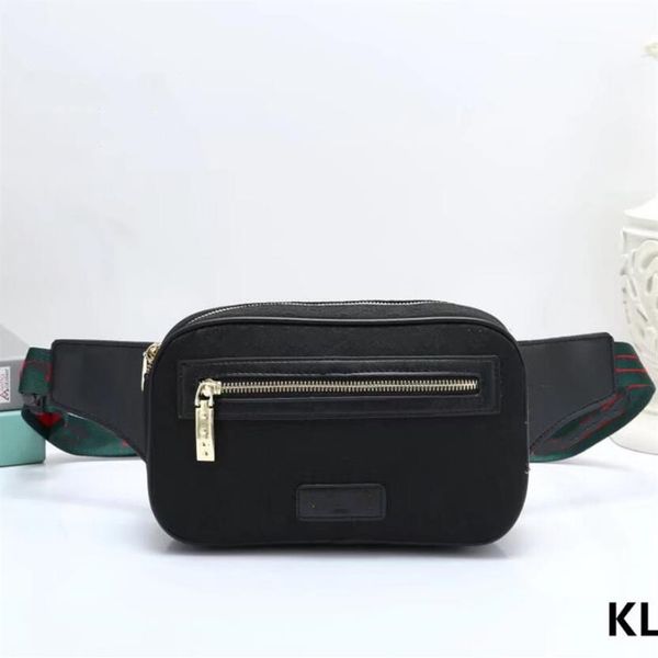 

2022 latest fashion waist bags men women leather sport fanny pack belly bum bag fitness running belt jogging pouch back gri300w