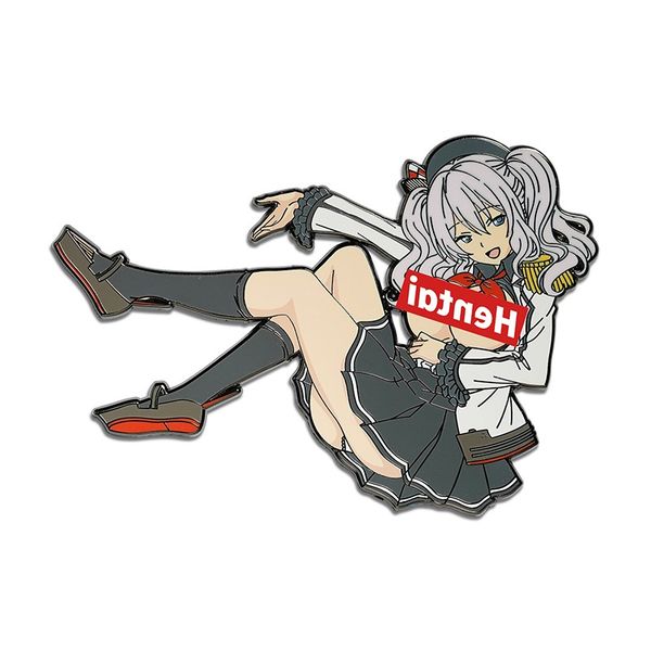 

limited metal badge pin collection kashima collections, Gray