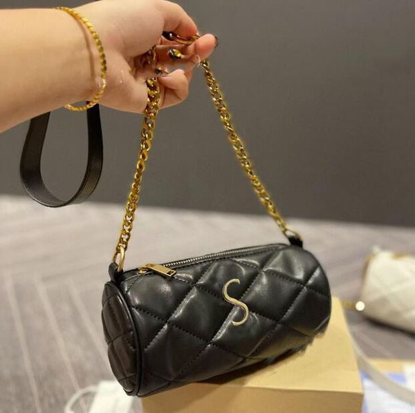 

shoulder bags chain bag designer women handbag lady bonia pouch bum barrel-shaped handbags brand tote underarm classic letter leather mini z