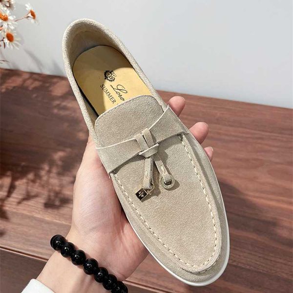 

italy designer loropiana shoes women's shoes 22 autumn style leather lp loafer shoes with soft soles british style slothful large singl, Black;white