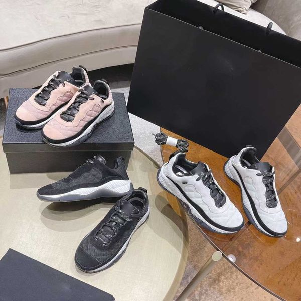 

brand casual shoes girl tidal thick sole heightened air cushion leisure sports four seasons 2023, Black