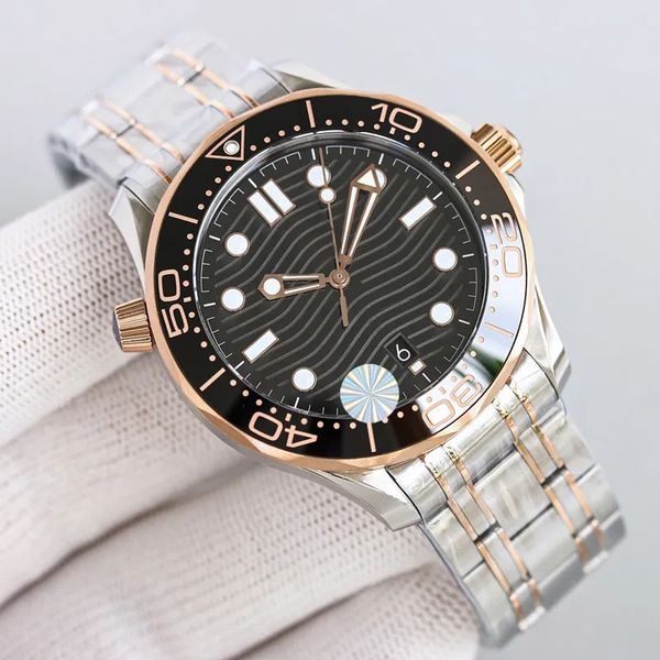 

men designer watch watches 42mm 2813 automatic mechanical movement watch luminous sapphire 940l stainless steel sports wind fashion wristwat, Slivery;brown