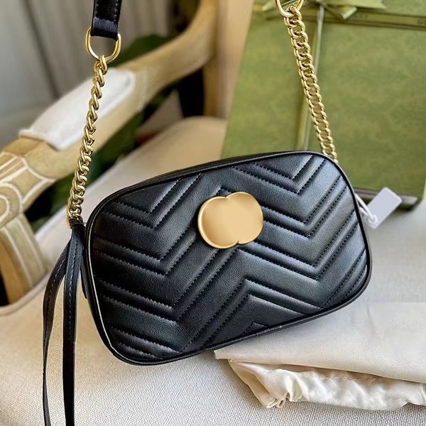

luxury designer fashion camera clutch bag totes cases marmont womens men crossbody bags original shoulder bag genuine leather pockets strap
