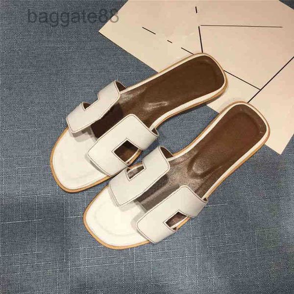 

women shoes slipper h hermee slippers classic oran sandals slipper fashion h designer summer flat slides ladies beach sandal party wedding b, Black