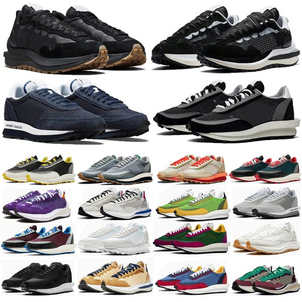 

sacais vaporwaffle ldv waffle running shoes pegasus men women sail black white gum sesame nylon undercover fragment ldwaffle mens outdoor tr
