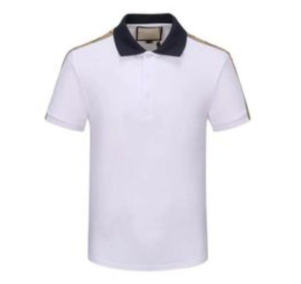 

mens designer polos t shirts mans polo homme summer shirt embroidery women tshirts high street trend shirt tees plus size, White;black