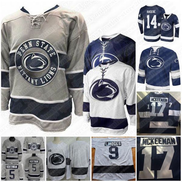 

penn state nittany lions hockey jersey brandon biro liam folkes denis smirnov peyton jones nate sucese evan barratt kevin wall alex limoges, Black;red