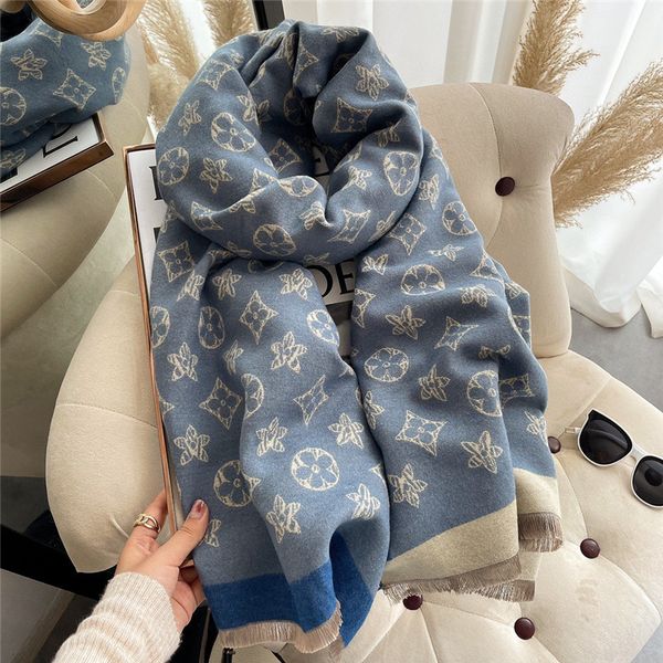 

scarf Hijab Artificial Designer Quality Cashmere Scarf Air-conditioned Room Long Outer