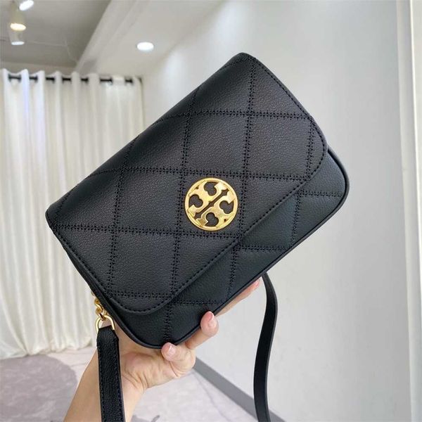 

designer handbag store 70% off straight goat leather rhombus chain single shoulder diagonal span women's frosted small square bag