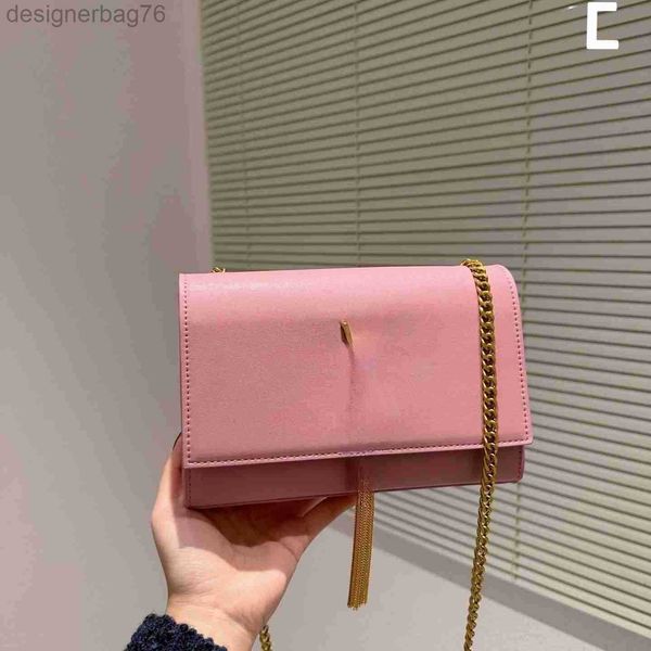 

bag designer siant lurant hands same leather outlet messenger female tassel chain one shoulder ball grain high-grade small square nwis lady