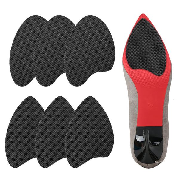 

shoe parts accessories 6 pcs sole sticker antislip for sandal high heel s front mat forefoot pad grip protector lover gift insert 230213, White;pink