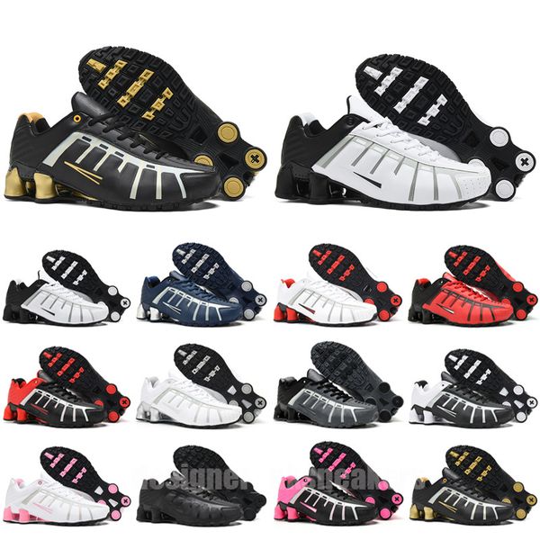 

running shoes outdoor jogging sports sail red triple black white metallic silver rose pink designer nz leven 0809 r4 shoxs2024