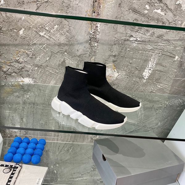 

stretch fabric slip-on sock ankle boots women designer fashion sporty black trainer boot