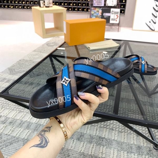 

men leather sandals quilted slingback platform sandal summer beach shoes diamond buckle ankle strap flats chunky wedge sports shoe size38-45, Black