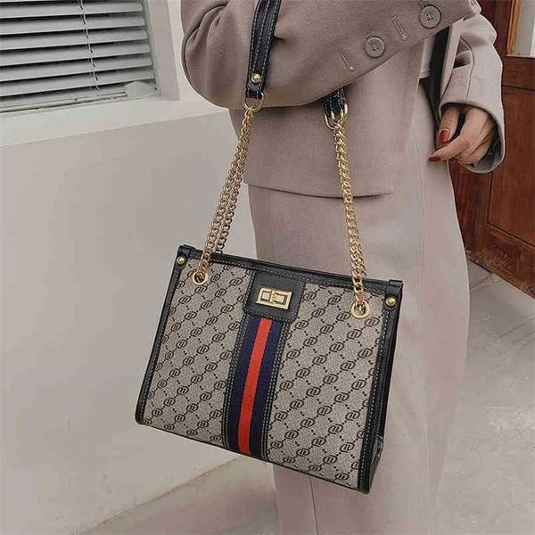 

clearance outlets online bag women's bag texture large capacity messenger foreign style chain one shoulder armpit outlet
