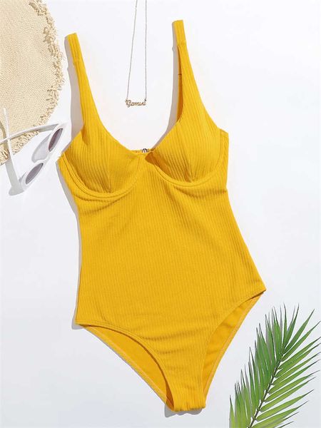 

women's swimwear one piece swimsuit 2023 new solid striped push up swimwear women sling bodysuit monokini summer beach bathing suit fem, White;black