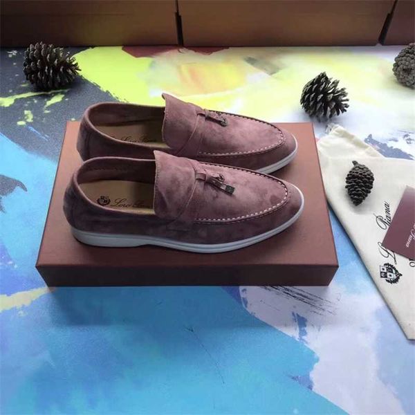 

italy designer loropiana shoes lp lefu shoes men's and women's lazy shoes british style small leather shoes doudou single shoes co, Black;white