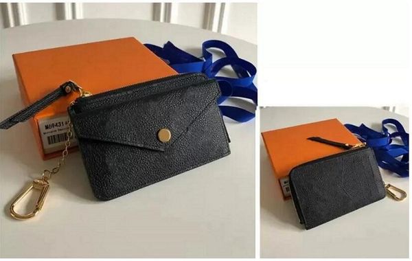 

fashion bag women genuine leather empreint wallet card holders wallets men recto verso purse luxury clip purse clutch w/box m69421 m69420 m6