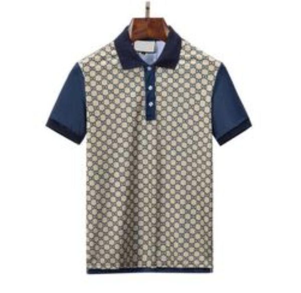 

plus 3xl size multi embroidery polo shirts man fashion design ribbed sleeves split hem stretch polos male brand clothes, White;black