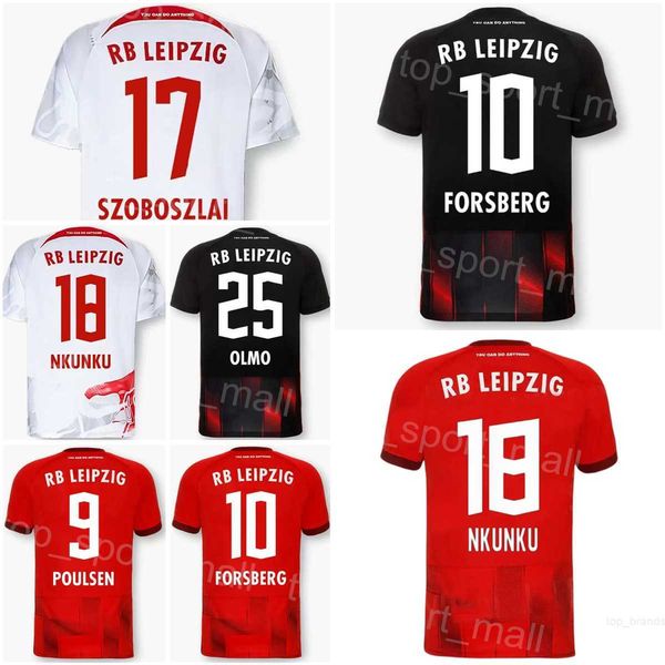 

club soccer 10 emil forsberg jerseys 2022 23 fc 7 marcel sabitzer 18 chriser nkunku 17 dominik szoboszlai 7 dani olmo 9 yussuf poulsen footb, Black;yellow
