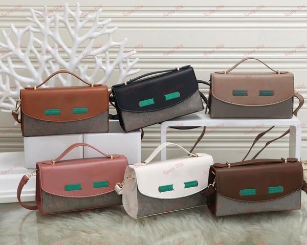 

fashion square bag capital letter design luxury totes buckle zipper handbag designer removable shoulder strap multiple carrying methods