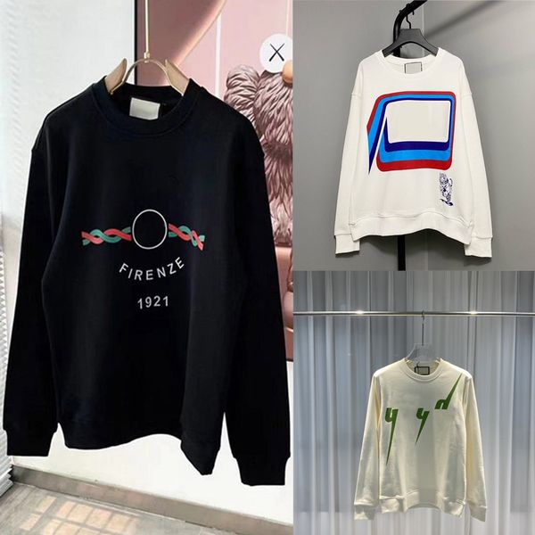 

europe designer italy friends hoodie luxury cotton two g graphic letter standard thickness sports style durable quality custom xxxl clothes, Black