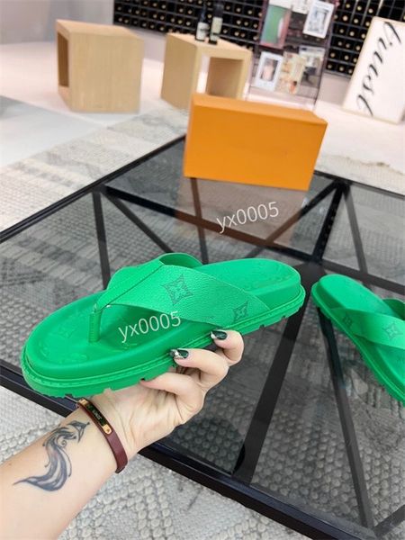 

2023 fashion men sandal luxury designer gentlemen canvas letter anatomic leather size38-45, Black