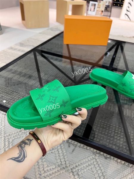 

2023 fashion men sandal luxury designer gentlemen canvas letter anatomic leather size38-45 rd220612, Black