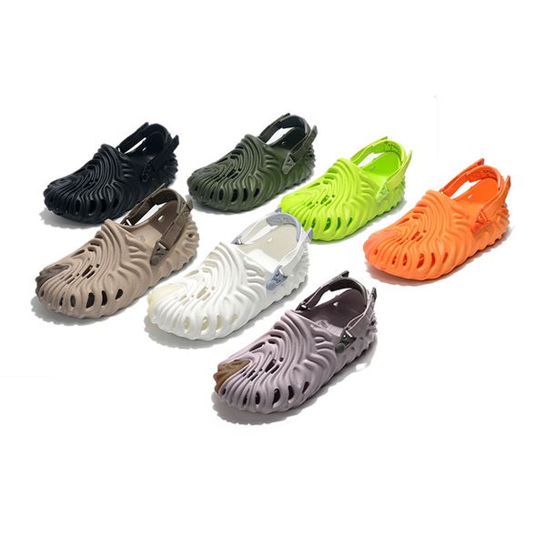 

slippers sandal classic cave casual flat bottom grain hole for men women spring summer orange white fashion classic designer bathroom beach, Black