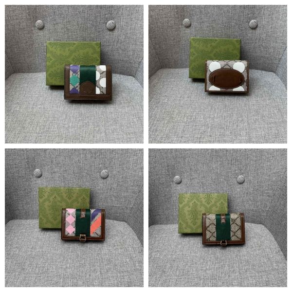 

designer wallet ophidia wallets purse women men handbag clutch bag classic letter striped patchwork genuine leather hand bags card holder co, Red;black