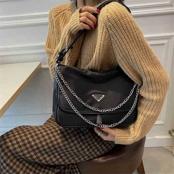 

80% off bags outlet store handbag chessboard large capacity women's autumn and winter canvas chain single messenger tote sales
