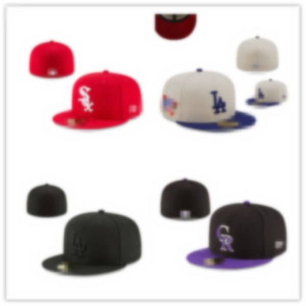 

2023 caps all team toronto baseball fitted hats giants sf new york men's full closed flat visor rangers on field cap bone h5, Blue;gray
