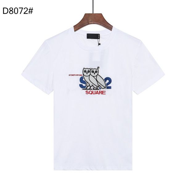 

23ss summernew arrivals men's t-shirts polo shirt luxury designer dsquare print shorts o-neck short sleeve men's d2 dsq icon gg sh, White;black