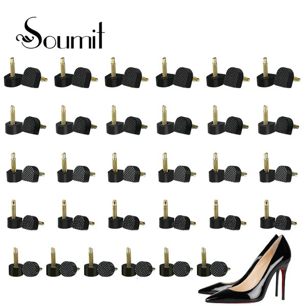 

shoe parts accessories 60pieceset high heel s repair tips pins for women down lifts replacement taps lady heels sers protector kit 230213, White;pink