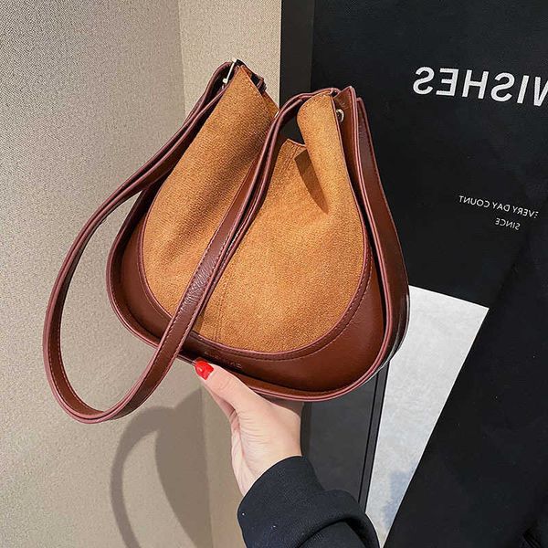 

women bucket bag shoulder luxury designer handbags 2022 brand pu leather ladies female crossbody messenger
