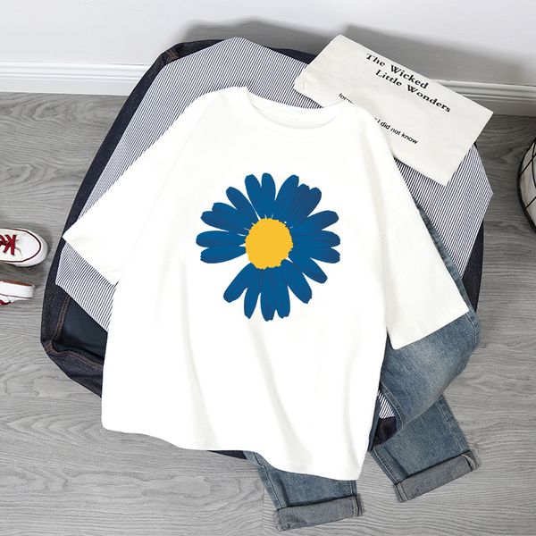 

tshirts f25 womens summer loose tshirt very comfortable 230213, Blue