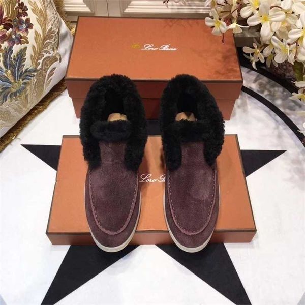 

italy designer loropiana shoes women's shoes men's shoes lofo shoes flat heels 2023 autumn and winter new, Black;white