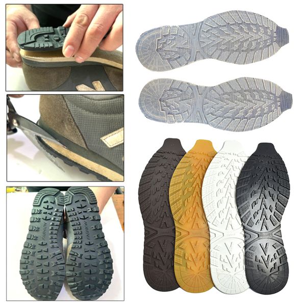

shoe parts accessories rubber soles for making s replacement outsole antislip sole repair sheet protector sneakers high heels material 23021, White;pink